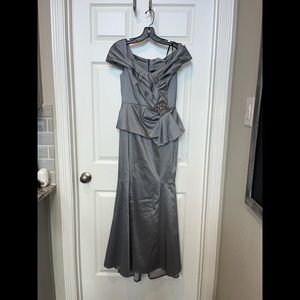 Evening gown perfect for weddings and formal events.